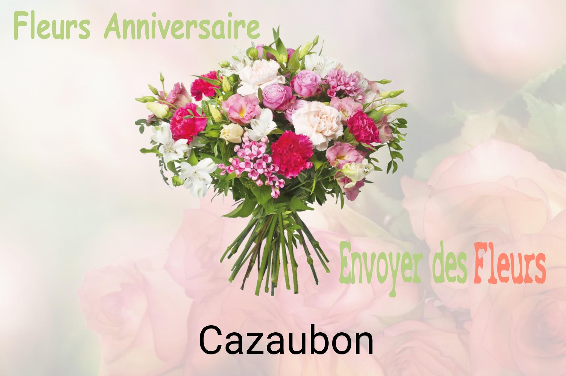 Bouquet de fleurs d’anniversaire livré à Cazaubon